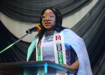 AUN Taught Us Difference Between Teaching and Impacting – Ms. Soma Wokemba, President of Honor Society 2022/2023 at Graduation Awards Dinner 